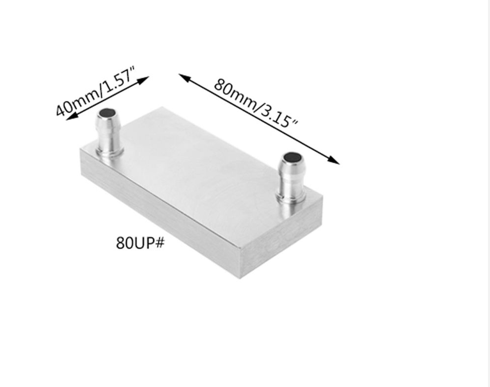  Tilpasset flydende kold plade af aluminium